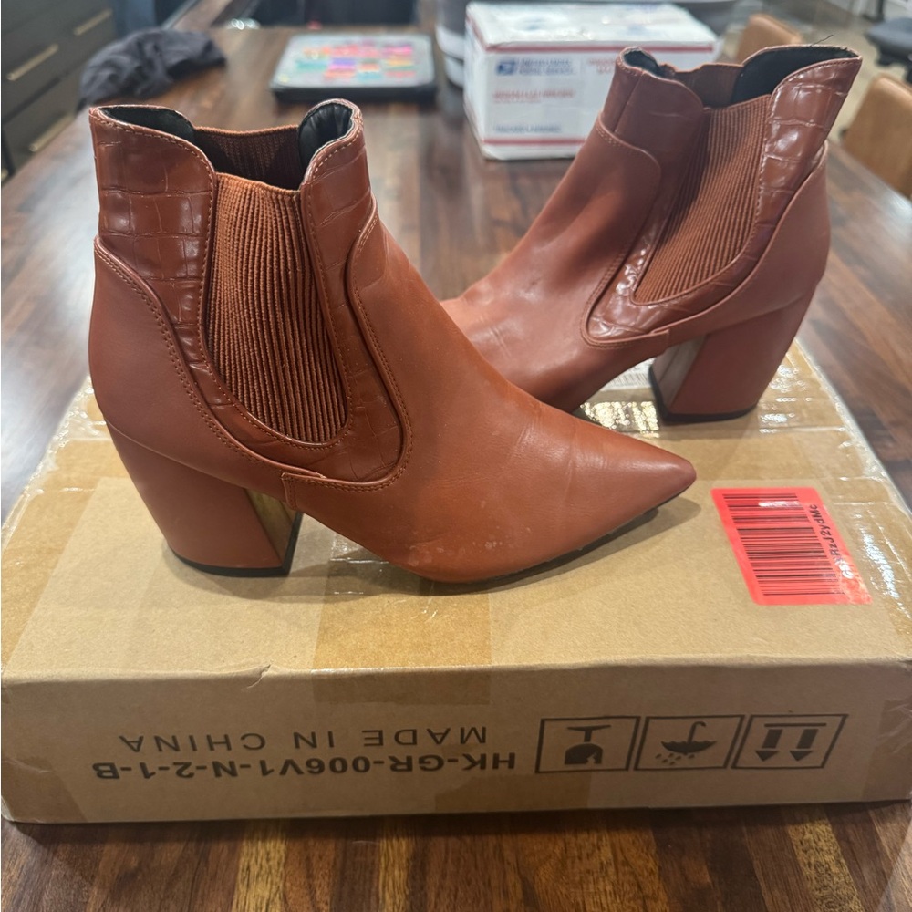 Brown Ankle Boots